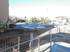 Se inician obras de urbanización en un espacio sobrante entre el Trinquete y el Pabellón