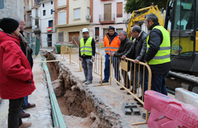 Les obres del carrer València continuen al ritme previst malgrat l’aparició de restes arqueològiques