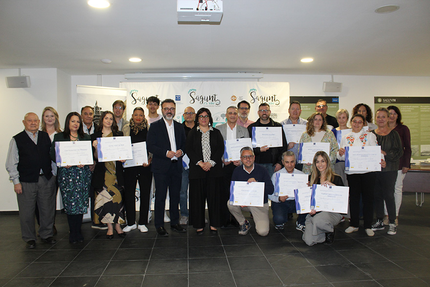 El Ayuntamiento de Sagunto entrega los distintivos de calidad turística SICTED
