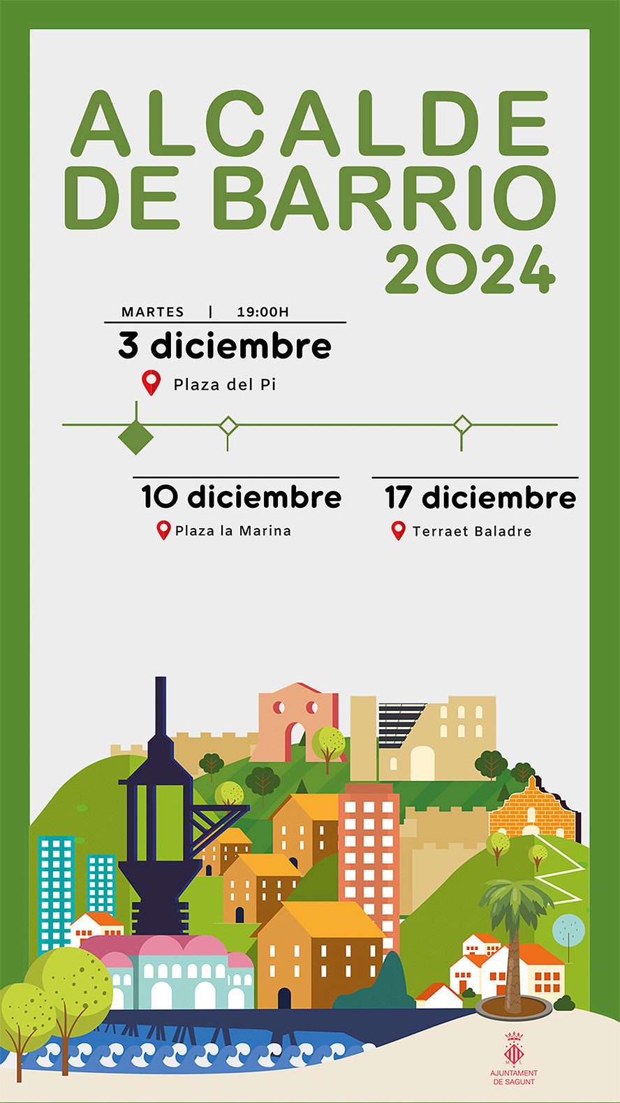 Este mes de diciembre vuelve la iniciativa de participación ciudadana Alcalde de Barrio