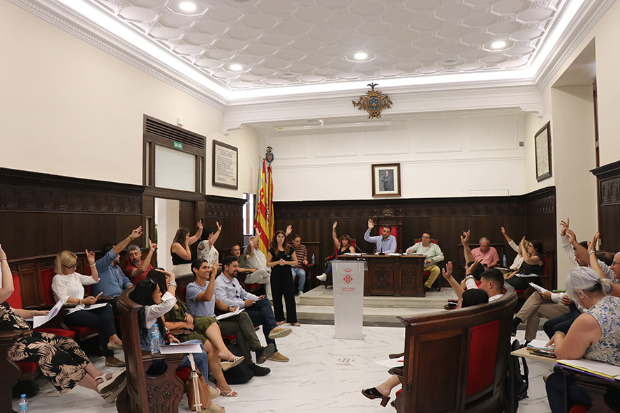 El ple de la Corporació Municipal aprova per unanimitat sol·licitar una rebaixa en l'índex a aplicar a Sagunt en estimació objectiva en el sector agrari