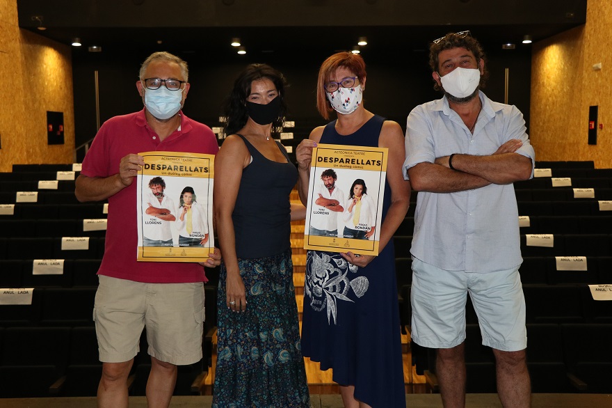 La companyia saguntina Acteonica Teatre estrena 'Desparellats' este dissabte en el Centre Cultural Mario Monreal