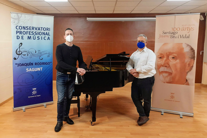 El Conservatori Professional de Música Joaquín Rodrigo realitza una ruta musical commemorant la figura de Bru i Vidal