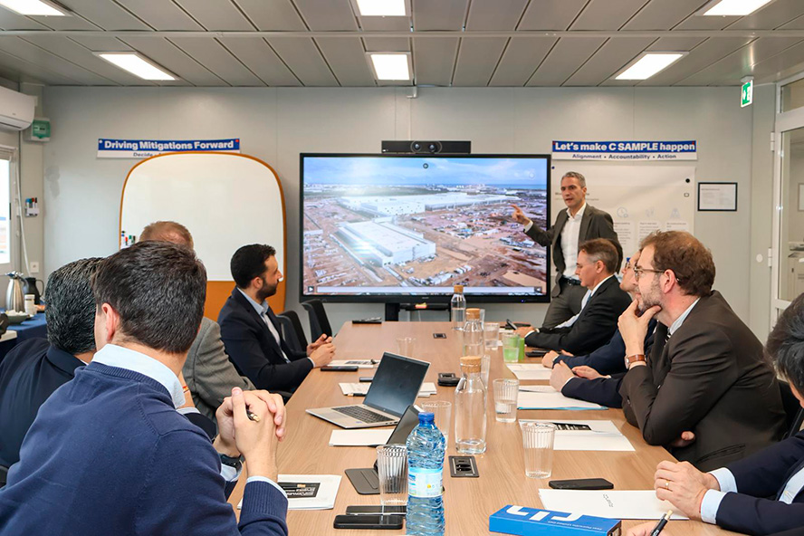 Representants d'Indústria d'Espanya i França dialoguen amb PowerCo a Sagunt sobre bateries i cadena de valor europea