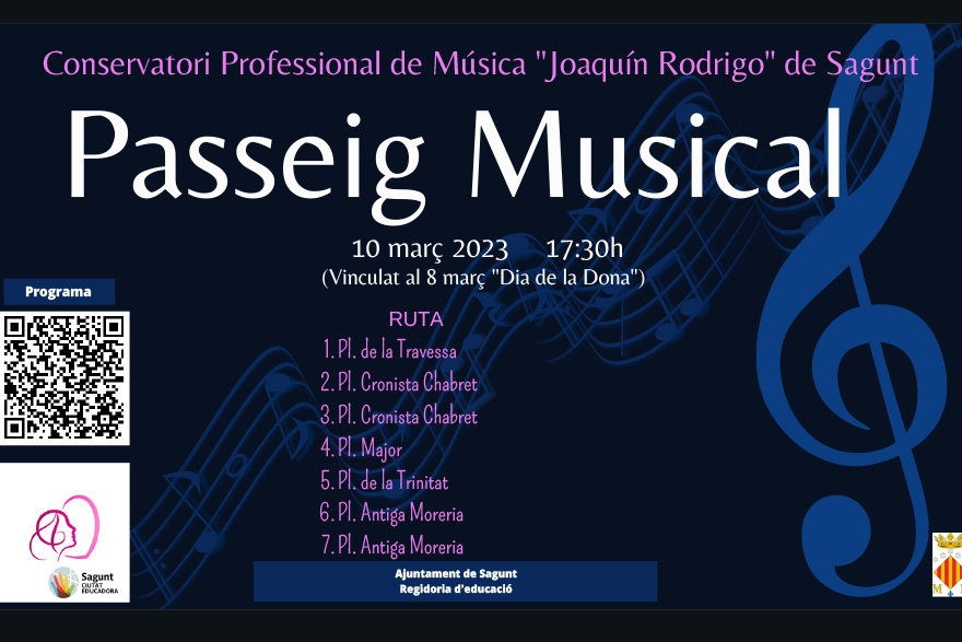 El Conservatori finalitza el segon trimestre amb diferents concerts i audicions, a més d’una ‘Passejada Musical’