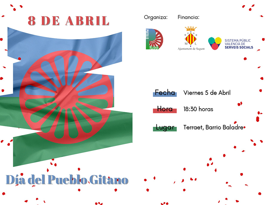 La Asociación Gitana Pueblo Unido y el Ayuntamiento de Sagunto celebran el Día Internacional del Pueblo Gitano