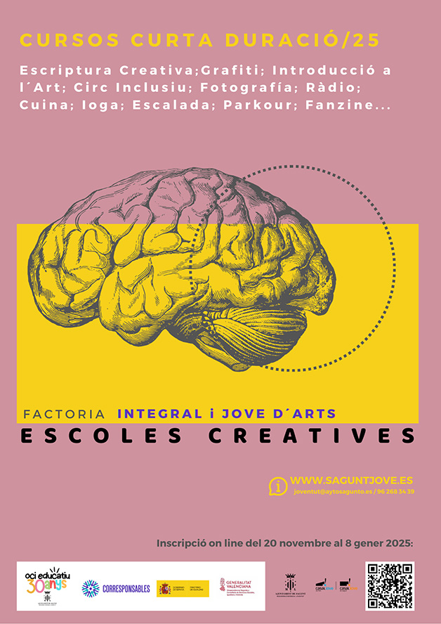 Obert un nou període de matrícula per als cursos de curta duració d'Escoles Creatives'