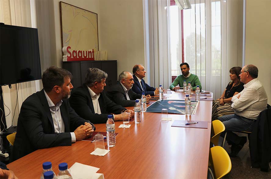 L’equip de goverm rep el nou president de l'Autoritat Portuària de València