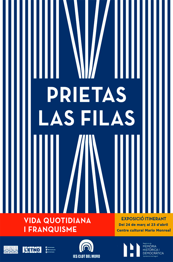 L’exposició 'Prietas las filas. Vida cotidiana y franquismo' podrà visitar-se des del divendres al Centre Cultural Mario Monreal