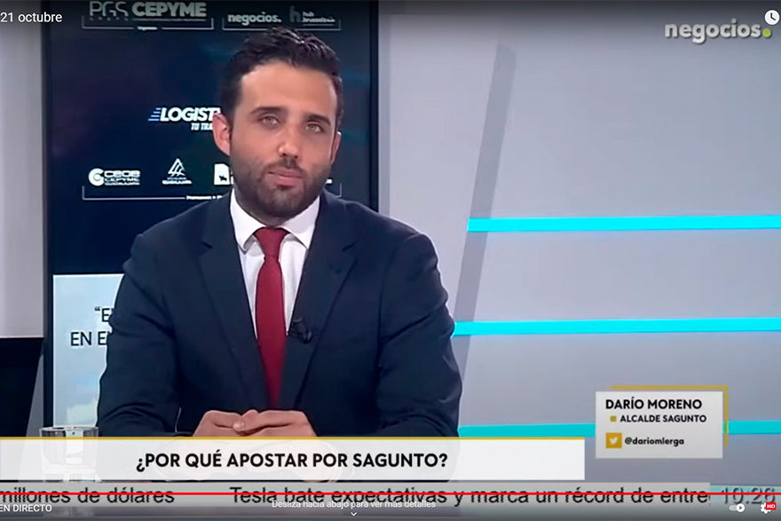 L'alcalde de Sagunt promociona a nivell estatal els avantatges del municipi com a pol industrial i logístic