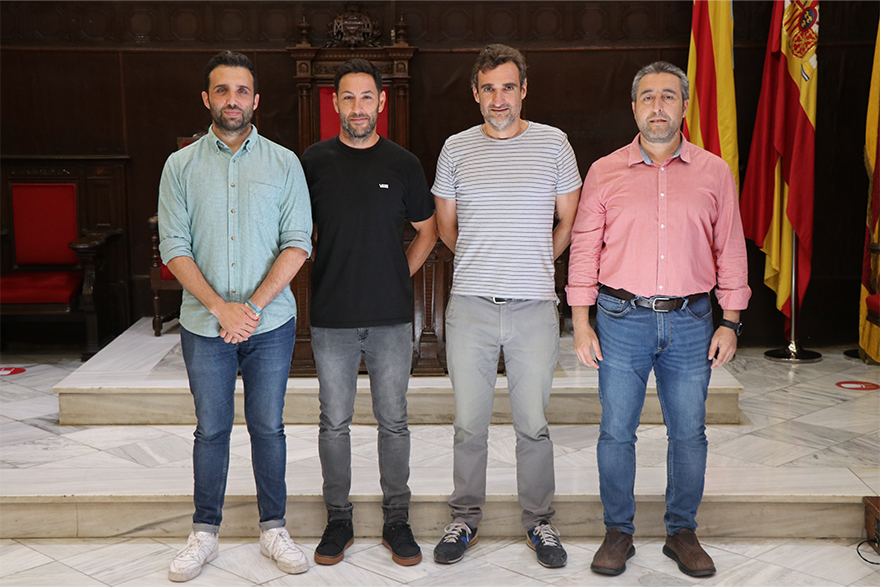L'Ajuntament de Sagunt rep l'atleta local Cristian Pérez com a reconeixement als seus recents èxits esportius