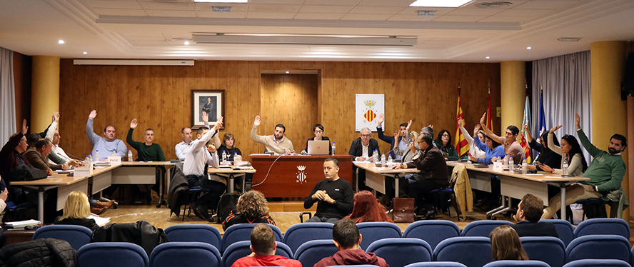 El Ple Municipal de Sagunt aprova una moció en favor del Dia Internacional de l'eliminació de la violència contra la dona