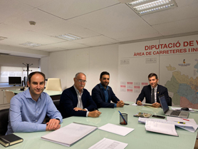 L'alcalde sol·licita a la Diputació de València millores en la CV-324 que va de Sagunt a Petrés