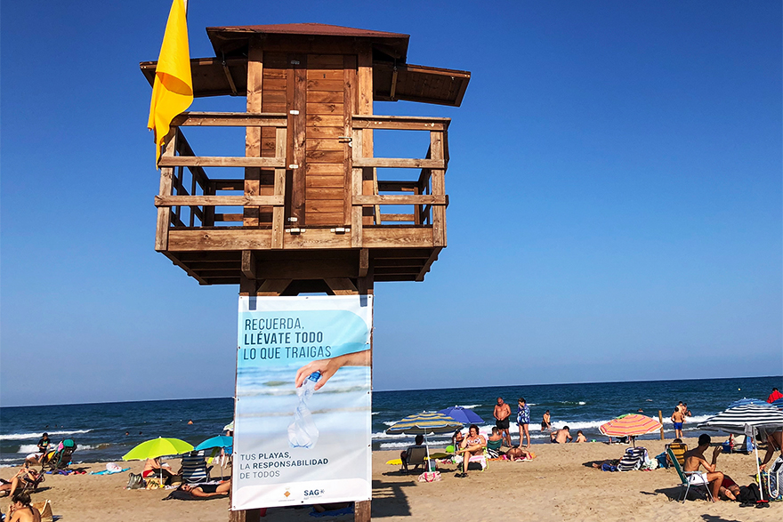 La SAG llança la campanya de conscienciació ‘Les teues platges, la responsabilitat de tots’