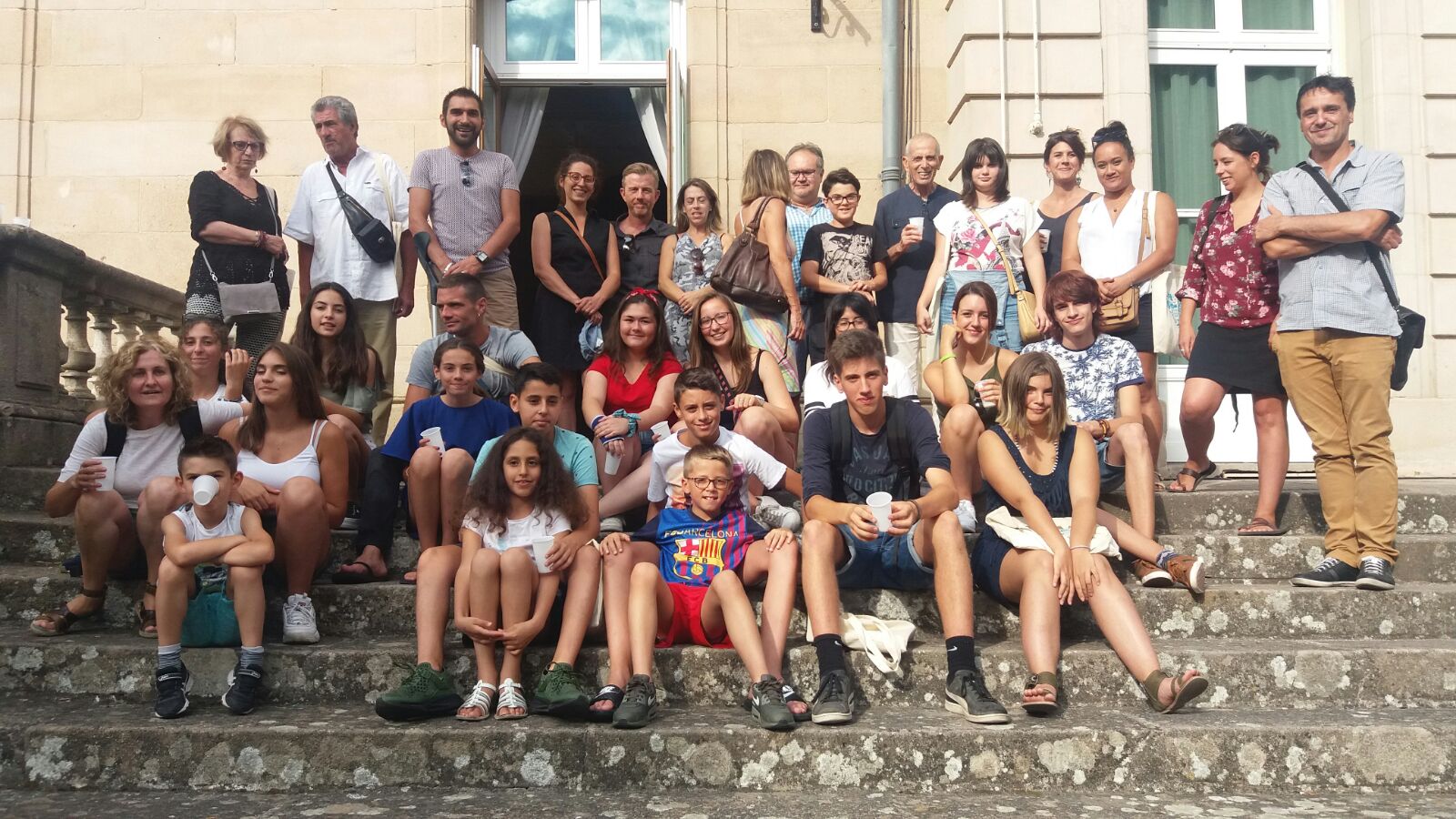 Siete jóvenes del municipio participan en un intercambio en Millau