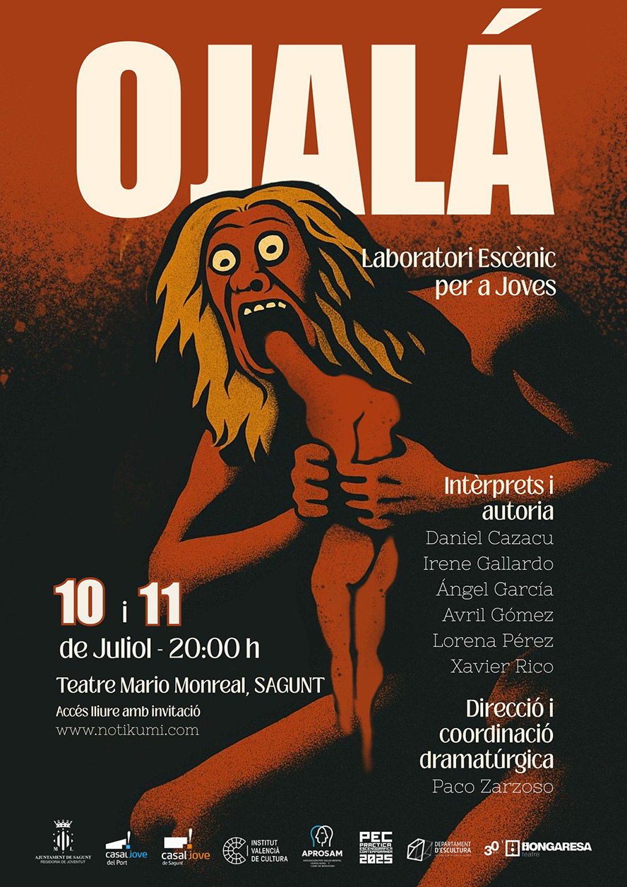 El Lab Escènic del departament de Joventut i Infància oferix esta setmana l'obra 'Ojalá'