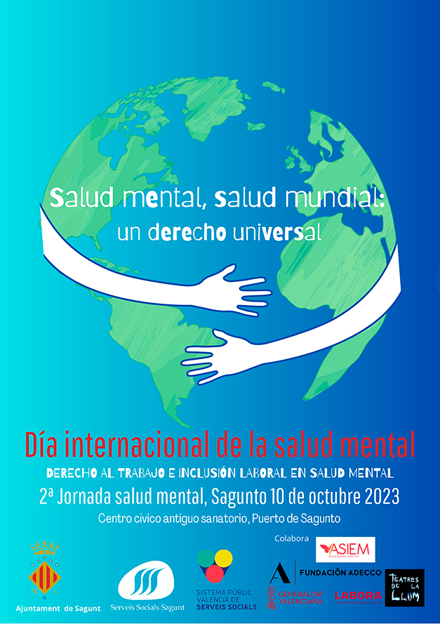 Sagunt programa la 2a Jornada de la Salut Mental per al 10 d'octubre