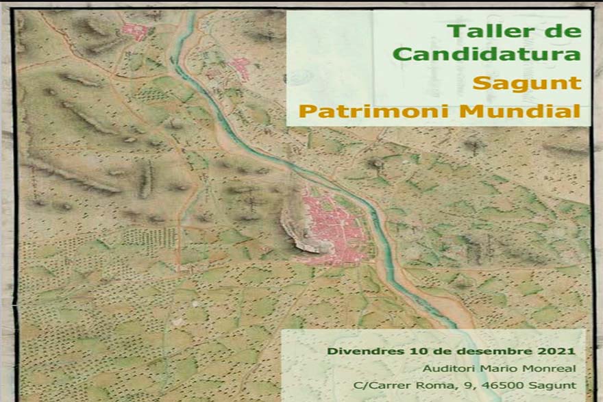 Sagunt acull demà un taller explicatiu sobre la situació actual de la candidatura de Sagunt a Patrimoni de la Humanitat