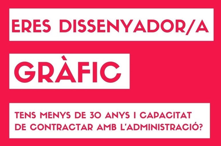 El Departament de Joventut i Infància busca jóvens dissenyadors gràfics locals