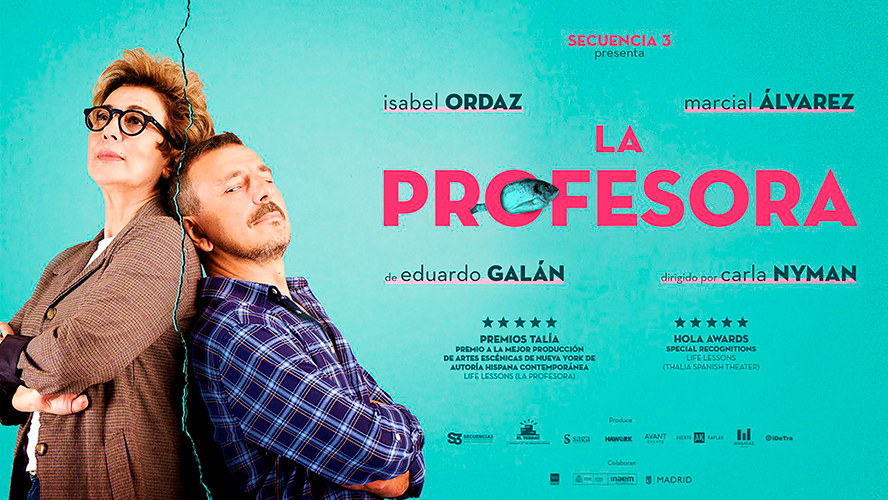 ‘La profesora’, una comèdia dramàtica interpretada per Isabel Ordaz i Marcial Álvarez