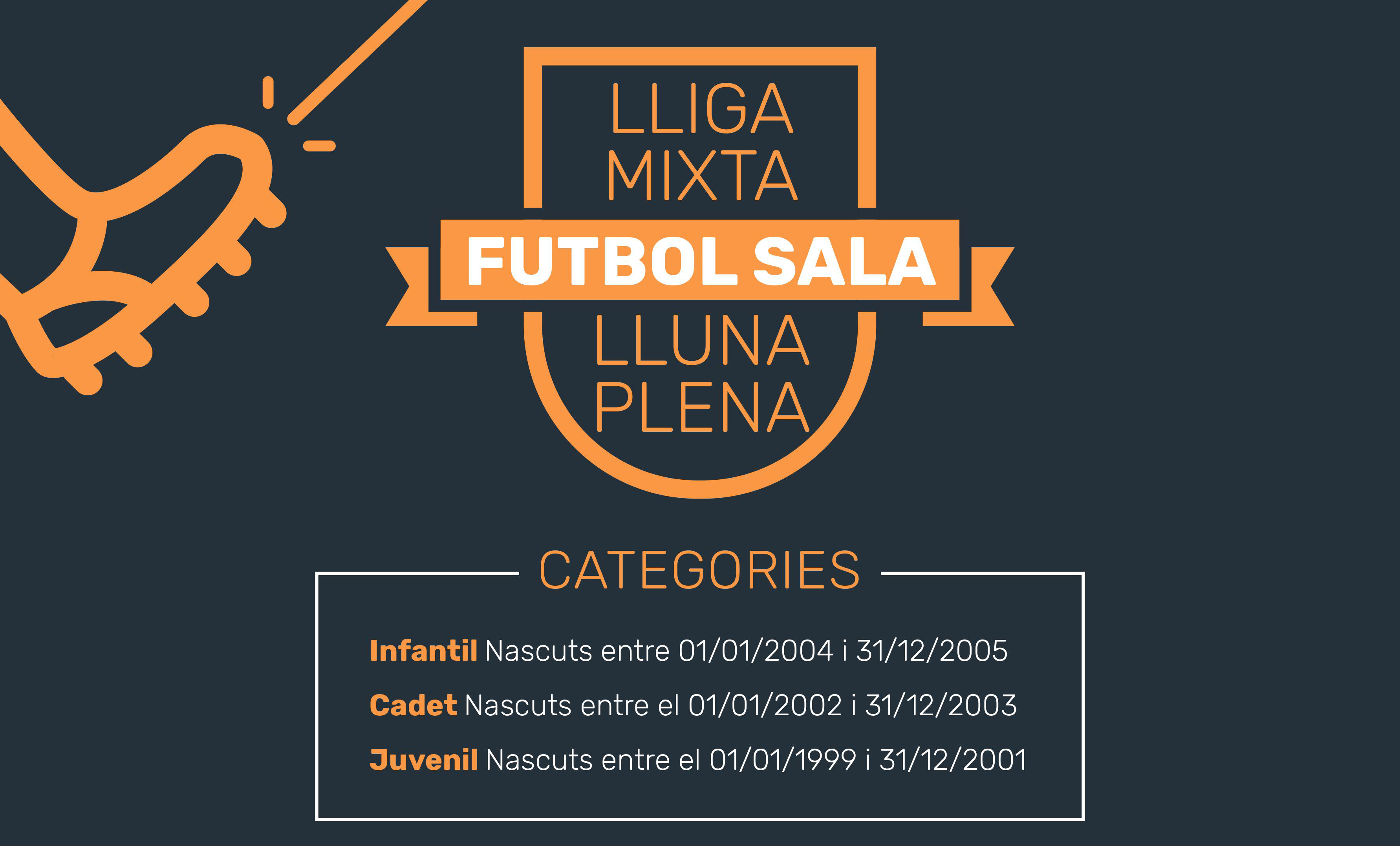 Joventut organitza una nova lliga local mixta de futbol sala per a joves