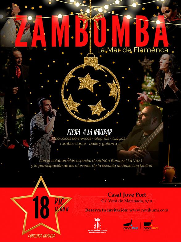Les nadales flamenques seran protagonistes en el Casal Jove Port diumenge que ve