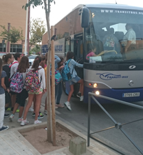La Conselleria d'Educació obri noves rutes d'autobús escolar a Sagunt