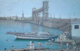 Rafael Sánchez inaugura la seua exposició ‘Pintura de la siderúrgia’ 