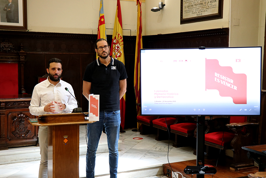 Sagunt programa entre l'1 d'octubre i el 19 de novembre les seues primeres jornades de Memòria Històrica i Democràtica