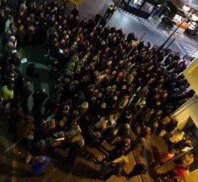 Éxito de participación en la concentración en apoyo de los intereses de la citricultura