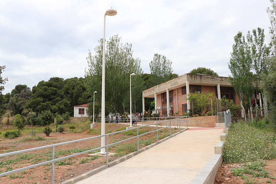 La rampa d'accés per a vianants al Centre Ocupacional Sant Cristòfol ja està oberta a l'ús de la ciutadania