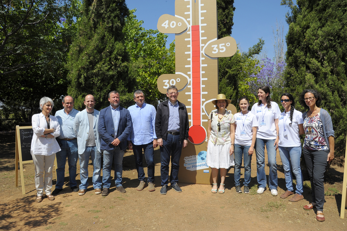 El presidente de la Generalitat y el alcalde de Sagunto visitan el Centro de Educación Ambiental de Sagunto