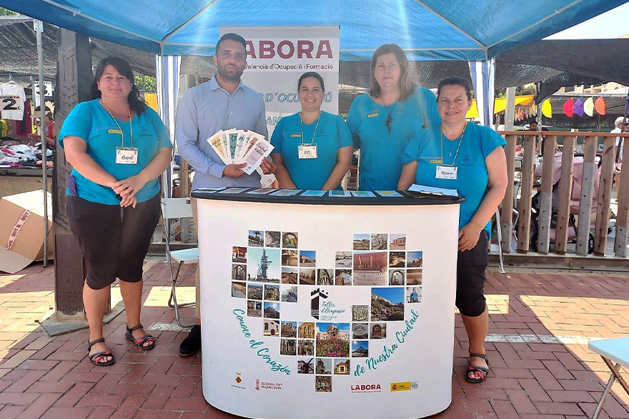 L'alumnat del Taller d'Ocupació Impulsant Sagunt informa sobre rutes turístiques de la ciutat