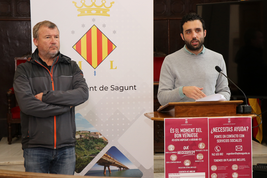 L'Ajuntament de Sagunt aplica les noves restriccions de l'estat d'alarma