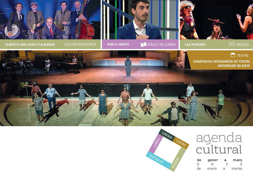 L’Ajuntament de Sagunt oferix una variada agenda cultural per al primer trimestre de 2025