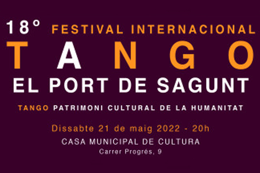 El Festival Internacional de Tango arriba este dissabte amb la seua 18a edició