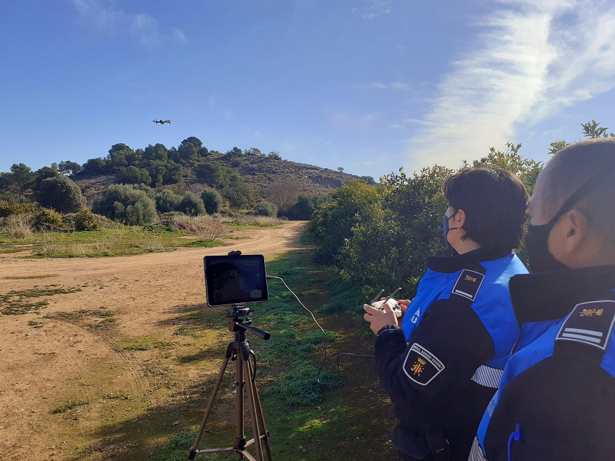 El dron del Consell Agrari reforça les labors de vigilància rural en campanya de recollida