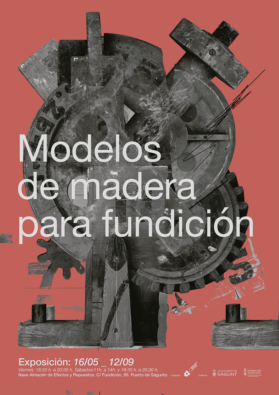 L'exposició 'Modelos de madera para fundición' reflectix la importància que va tindre la siderúrgia per a Sagunt