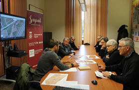 La Comissió de Patrimoni del CVC manté una reunió amb l'alcalde i el delegat de Patrimoni sobre la Vila Romana de Ponera