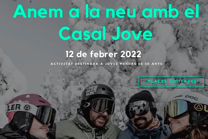 El Casal Jove organitza una excursió a la neu el día 12 de febrer