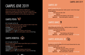 Juventud pone en marcha Campus Jove 2019 para los más jóvenes
