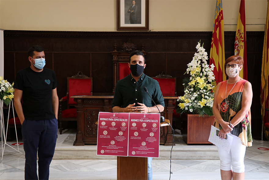 Els espectacles programats per a este estiu seguiran totes les mesures de seguretat sanitàries