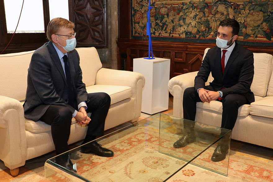 L’alcalde i el president de la Generalitat es reunixen per coordinar les administracions respecte a la gigafactoria de Volkswagen a Parc Sagunt II