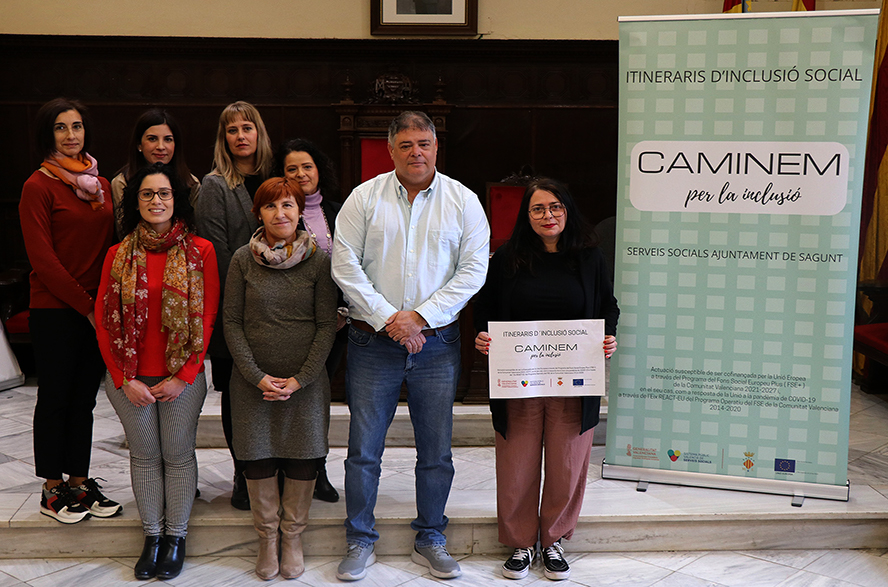 La Generalitat reconeix a Sagunt les bones pràctiques dels programes d'itineraris d'inserció laboral