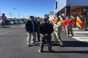El alcalde asiste a la inauguración del nuevo Lidl en Sagunto 