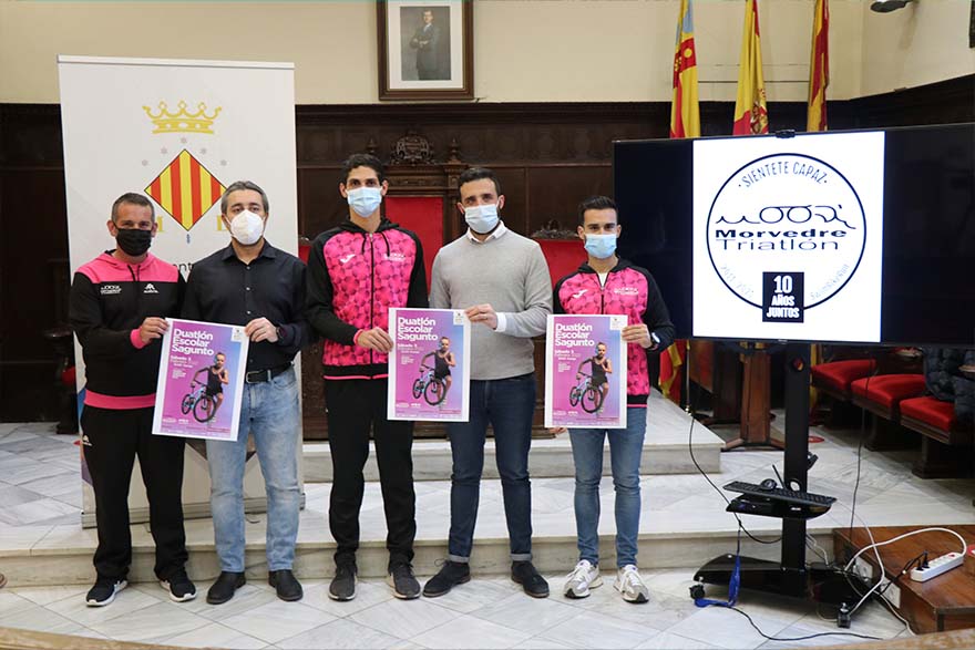 El Club Morvedre Triatlón i l'Ajuntament de Sagunt presenten el III Duatló Escolar de Sagunt que tindrà lloc este dissabte