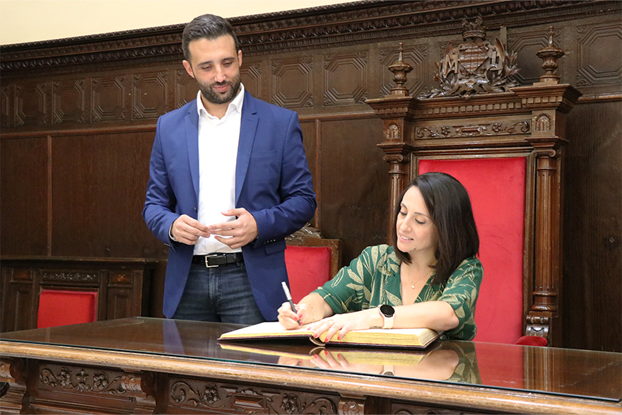 L'Ajuntament de Sagunt rep la visita de la Consellera de Política Territorial, Obres Públiques i Mobilitat, Rebeca Torró