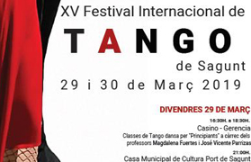 El XV Festival Internacional de Tango se celebra en Sagunto este fin de semana