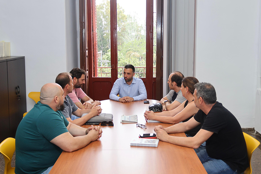 El alcalde de Sagunto se reúne con el Comité de Empresa de Fertiberia