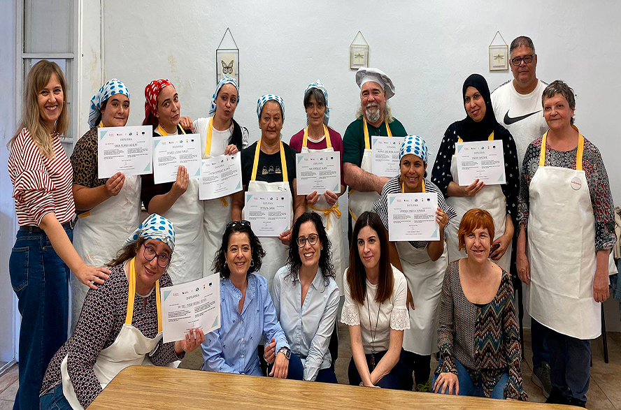 Quinze persones han participat en el taller ‘Sabores’ 